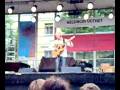 Petteri Sariola fixing broken string at Jazz-Espa 2008 live
