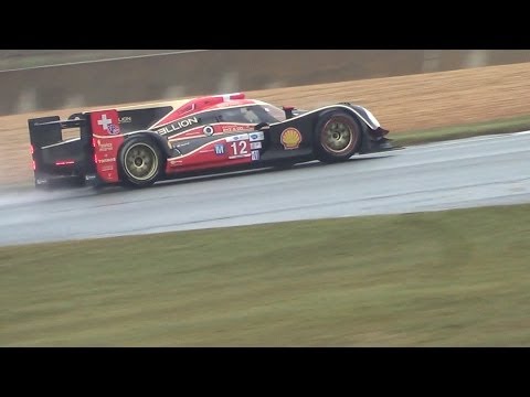 Rebellion Racing Lola B12/60-Toyota: 2013 Petit Le Mans (PURE ENGINE SOUNDS!)