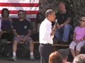 obama lays the economic disaster on mccain and bush
