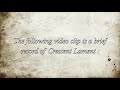 Crescent Lament - 2012 Promotional Video