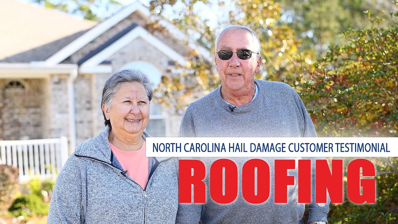 North Carolina hail damage customer testimonial | Residential Roofing