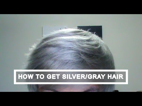 how to dye hair grey