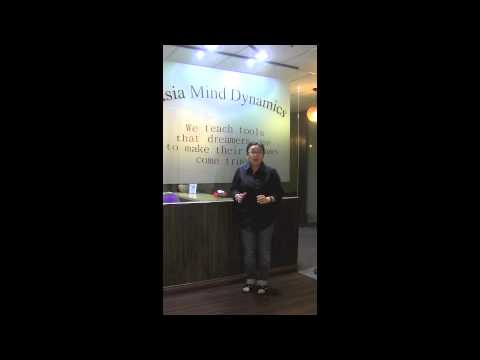 Asia Mind Dynamics - Testimonial by Wendy Lor after our NLP Practitioner Training Asia Mind Dynamics - Testimonial by Wendy Lor after our NLP Practitioner Training