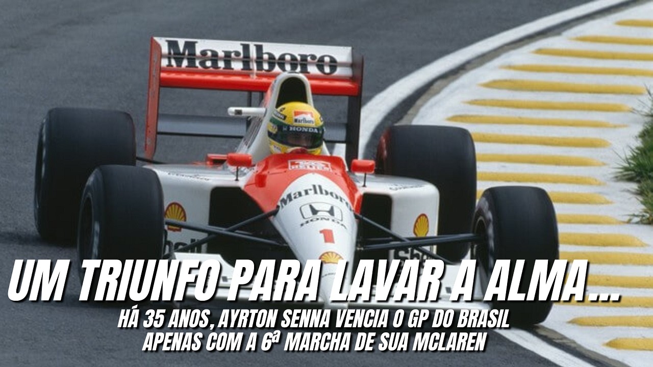 SÓ COM A 6ª MARCHA | HÁ 35 ANOS, A ÉPICA VITÓRIA DE SENNA EM INTERLAGOS | #tbt A MIL POR HORA 247