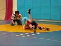 Joseph Velasco wrestling for Heritage Middle School