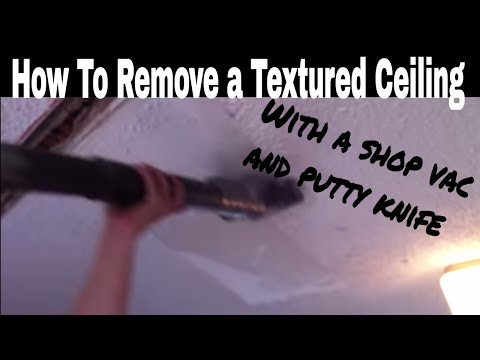 how to remove popcorn ceiling