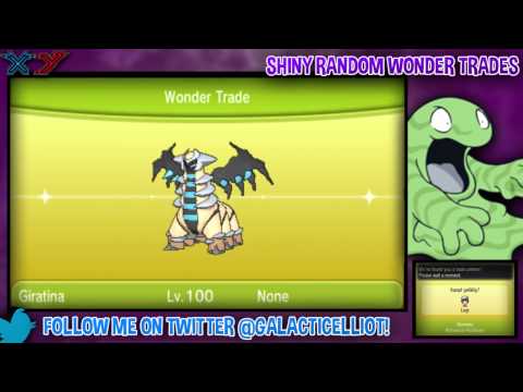 how to wonder trade in pokemon y