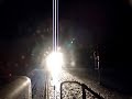 meeting a west bound train in northern ontario canada with 