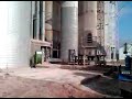 Loading corn out the pipe