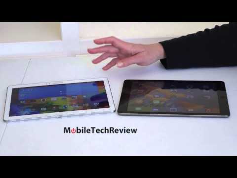 tab - Lisa Gade compares the Samsung Galaxy Tab Pro 10.1 and the Apple iPad Air. Check out our video review of the Samsung Galaxy Tab Pro 10.1 at: http://www.youtu...