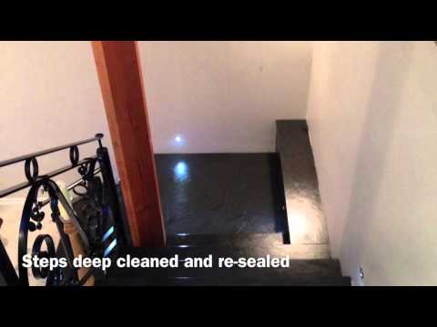 how to fill travertine