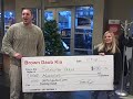 Samantha Varga Got A BIG CHECK From Tom Ring's Brown Daub Kia!