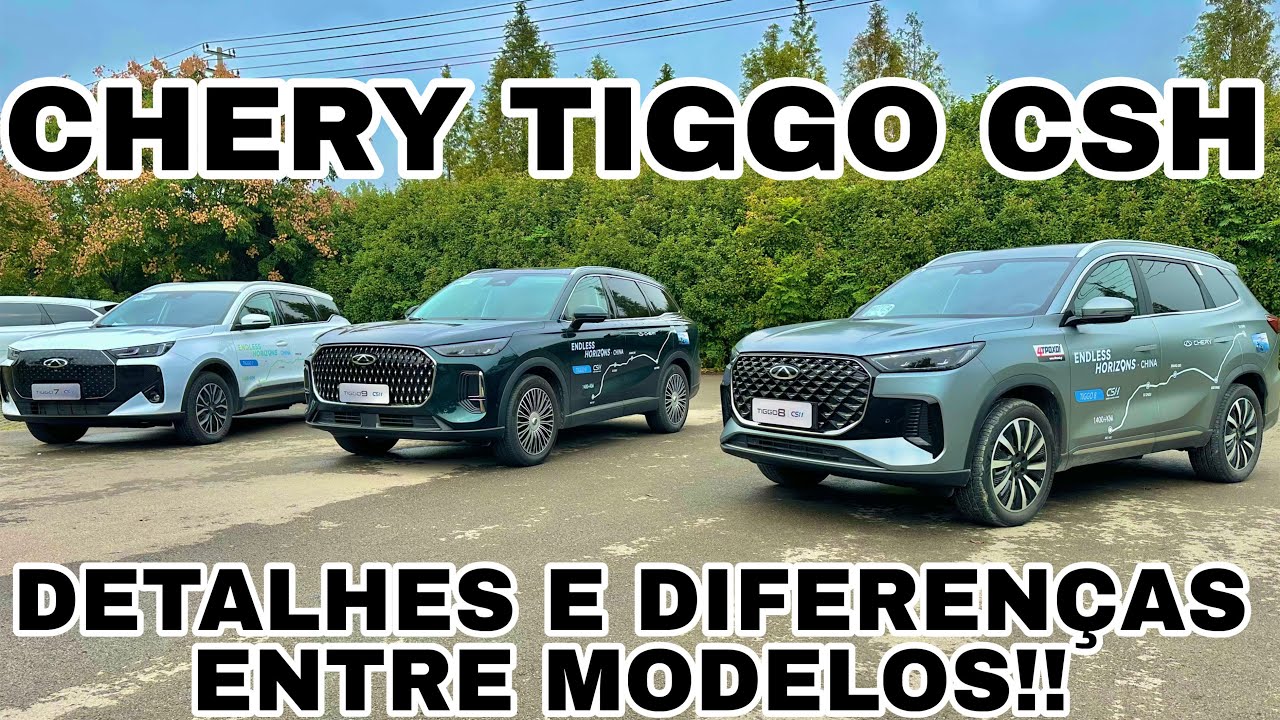 MOSTREI TODOS OS TIGGOS CSH VENDIDOS NA CHINA EM DETALHES | QUANDO TEREMOS NO BRASIL??