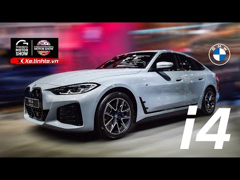 BMW i4 - 1 chiếc 4-series Gran Coupe thuần điện, phạm vi tối đa 600 km | BIMS 2023