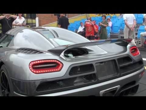 agera - The incredible new Koenigsegg Agera is shown with some camera angles inside and out before the engine is fired up and a few revs let out. The car is then sho...