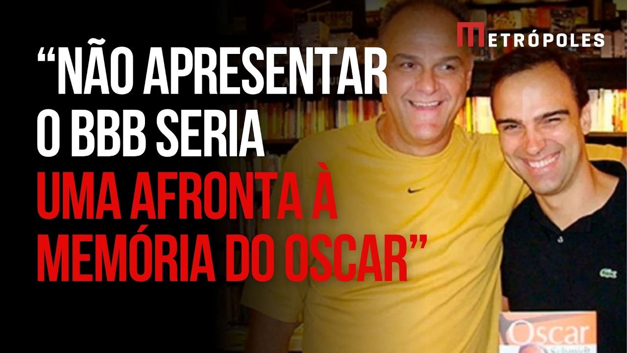 Tadeu Schmidt quebra silêncio sobre morte e homenagem ao irmão Oscar