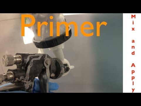 Prime Acura Fender: Mix and Spray Primer