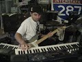 Matty G jams out to this beat he made up.
