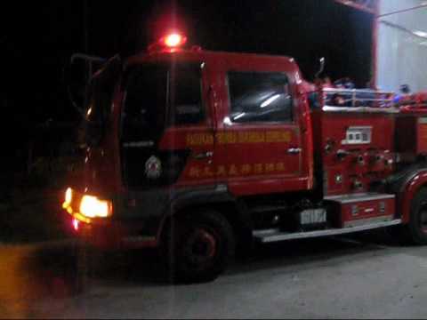 Hino Ranger Fire Truck Returning