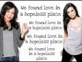 Glee - We found Love (Lyrics) - YouTube