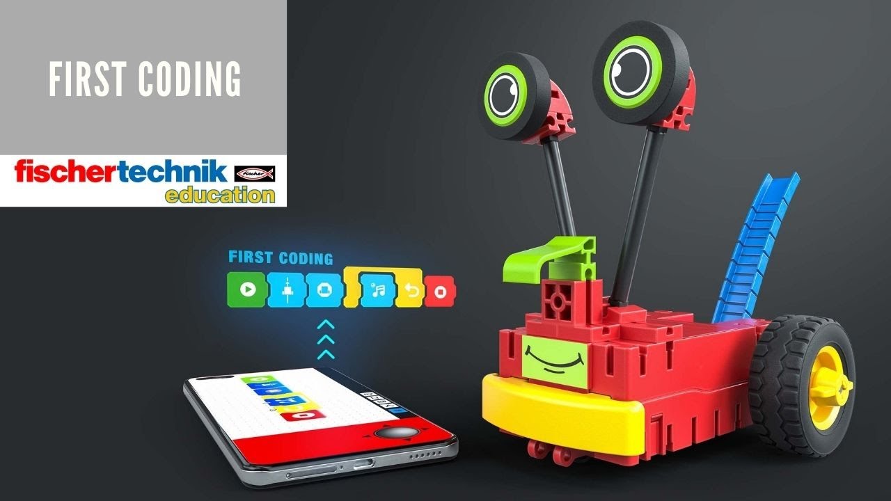 Roboter programmieren lernen in der Schule👨‍💻 - mit dem fischertechnik First Coding Roboterbausatz 🤖