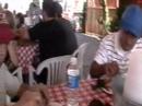 Filipino Guys Eating Turkey