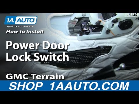How To Install Replace Power Door Lock Switch GMC Terrain