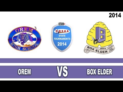 4A Boys Basketball: Orem vs Box Elder Utah High School State Tournament 3/3/14