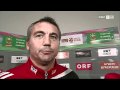 Peter Pacult verspürt Druck wenn er auf's Klo geht