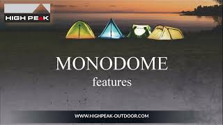 Легкая компактная палатка  High Peak Monodome PU