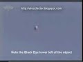 Red Jellyfish UFO with black \"Eye\"