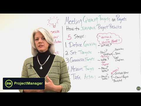Meeting Quality Targets on Projects Video
