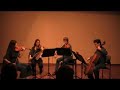 'visions, fantasies and dances' for string quartet composed by yitzhak yedid in 2007.  the composition is in seven parts, its duration is 60 minutes. each part contains several images. here you can hear part 4, the images of this part are: celebration of the promiscuous dancers; chorus about the hallucinations; 