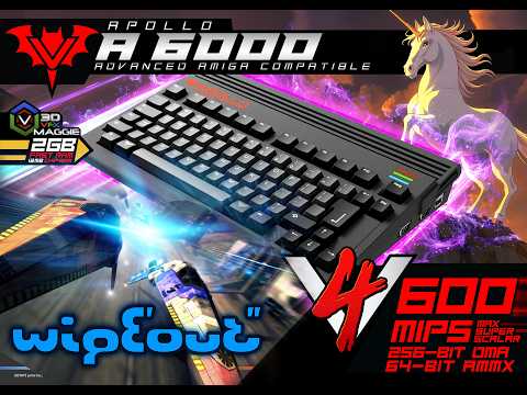 Apollo Team – Wipeout 68k optimizado para SAGA, Maggie3DVFX y 68080