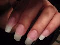 ACRYLIC NAILS - Blended tips with french finish