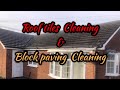 Block paving and Roof Cleaning