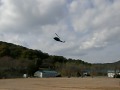 UH-1Jの着陸  ２００９三軒屋駐屯地記念行事