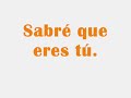 Letra- Sabre que eres tu-Eiza Gonzalez