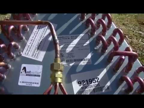 how to repair evaporator coil leak
