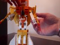 Here is a review my Lego G1 Transformer creation: Sunstorm, the crazed clone of Starscream. This Lego model was designed and built by me. Enjoy! Please comment!Remember plagiarism isn't cool, if you use this design in whole or in part please link your posting back to this video! Please check out this Lego creation and more at: www.mocpages.com Thank you for the interest and all the support for My Lego Transformer creations!
