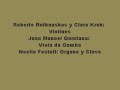 Rosenmuller Sonata a 2 - Roberto Rutkauskas, Clara Cruk, Juan Manuel Quintana, Noelle Fostel