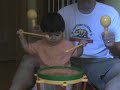 Tocando el tambor
