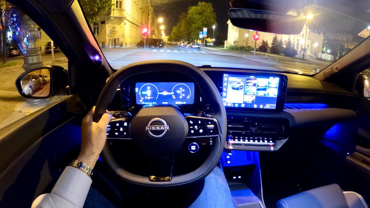 NISSAN MICRA 2026 - NIGHT POV test drive (PURE DRIVING, FUNKY design)