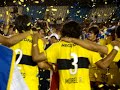 Boca Campeon Torneo Apertura Cablevision 2008  Fiesta desde el campo de juego en Racing