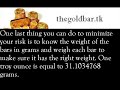 Investing In Gold Bars Investing In Gold Bars