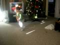 2 year old plays iron man