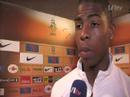 de psv'er zit bij zijn club doorgaans op de bank, bij jong oranje kwam hij weer eens een helft aan voetballen toe na een goed gesprek met de bondscoach. ryan donk proefde eindelijk weer eens het genoegen van een overwinning.