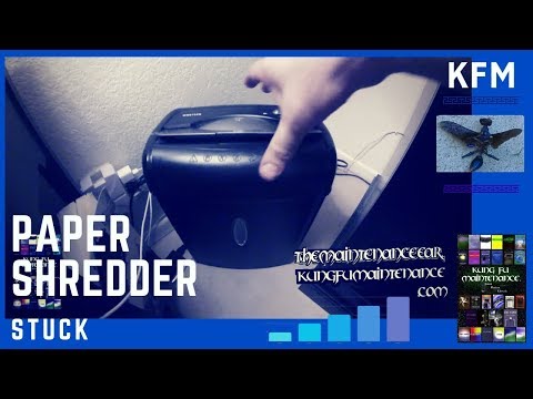 how to troubleshoot fellowes shredder