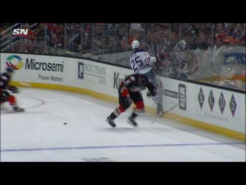 Video: Nurse catches Bieksa with inadvertent high stick
