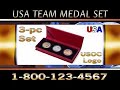 USA 2008 Beijing Olympic Medals 3-pc Set